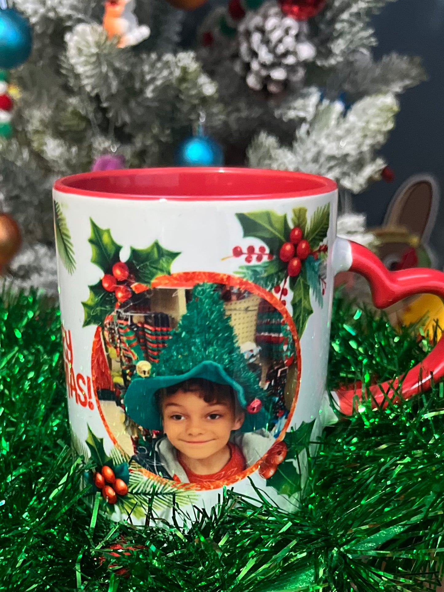 Custom Christmas Photo Mug – Holiday Gift – Personalized Christmas Mug – 11oz Sublimation